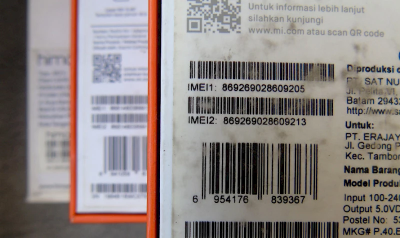 İki SIM yuvasının IMEI numaraları