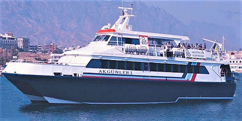 Швидкісний пором Akgünler на лінії Туреччина — Північний Кіпр