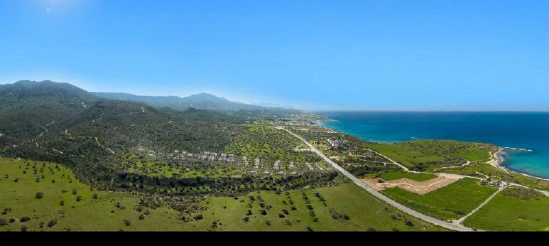 Studio with garden and sea view in Oasis Residential Complex