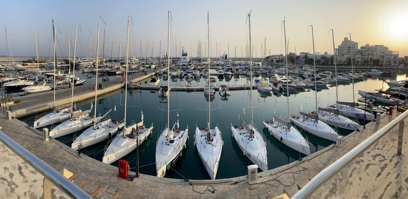 Segelyachten in der Limassol Marina