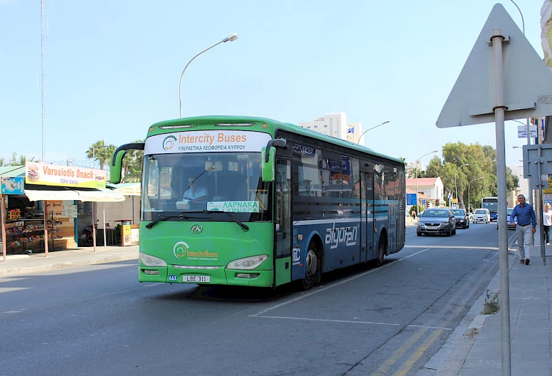 Λεωφορείο InterCity στη διαδρομή Λάρνακα — Λεμεσός, Κυπριακή Δημοκρατία