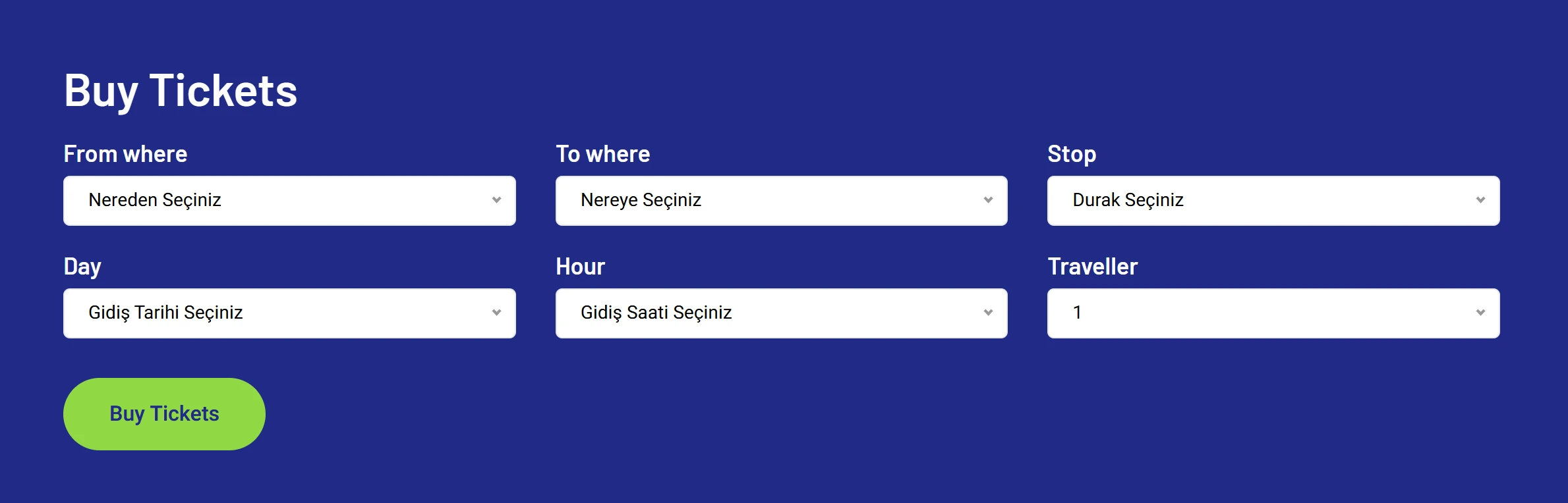 Kibhas Online Ticket Purchase