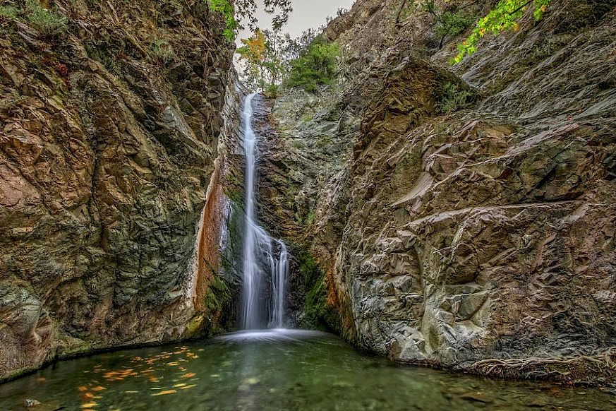 Водоспад Мілломеріс, Кіпр
