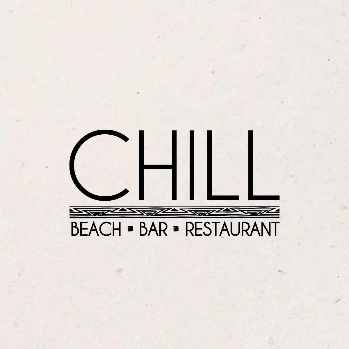 Chill beach bar