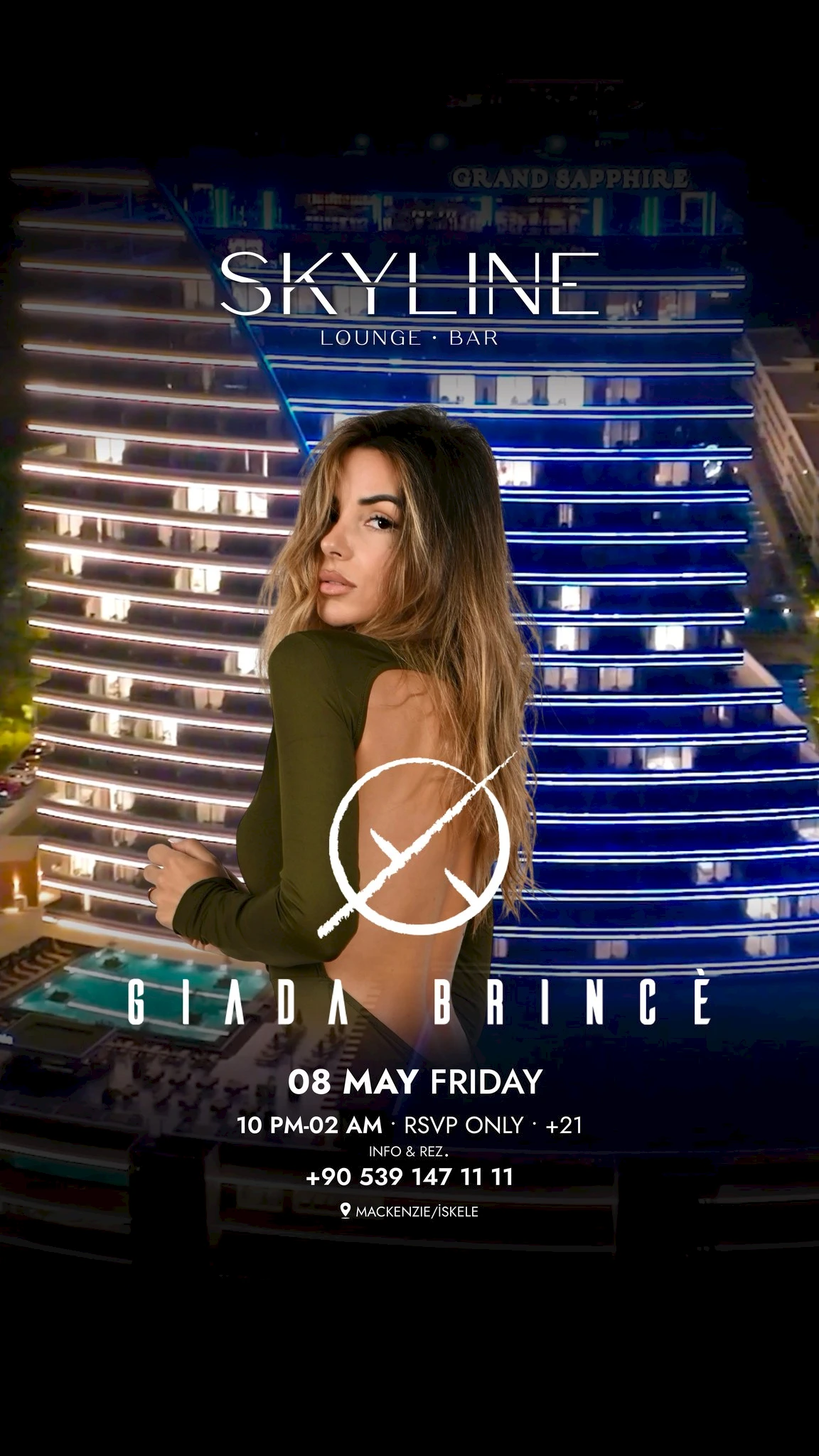 Джада Брінче у Skyline Lounge Bar