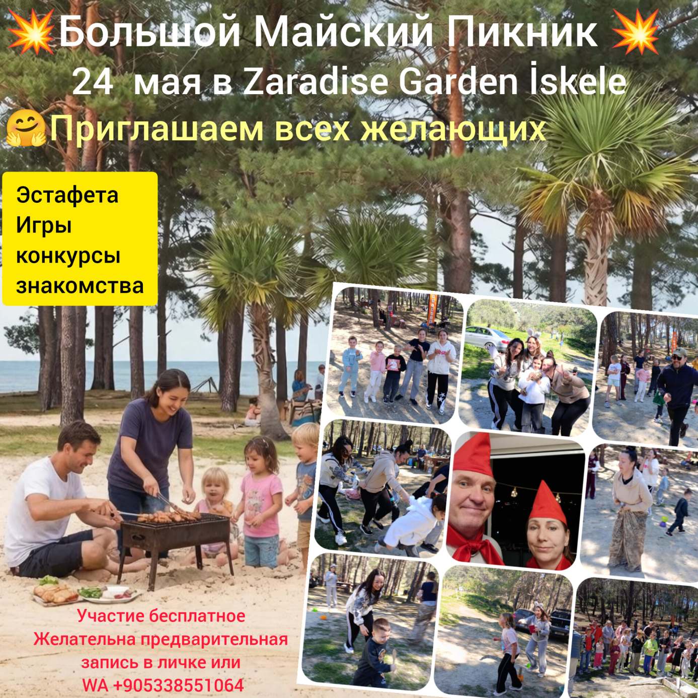 Großes Maipicknick in Iskele!